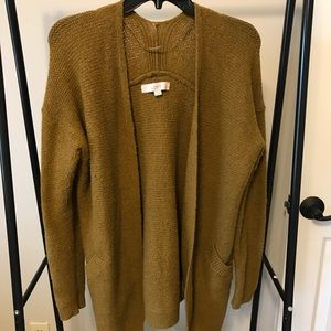Like New Mustard Cardigan - size Small - LOFT